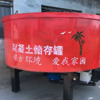 混凝土攪拌機(jī)械 五立方儲料罐 立式強(qiáng)制式沙漿攪拌機(jī) 平口攪拌機(jī)