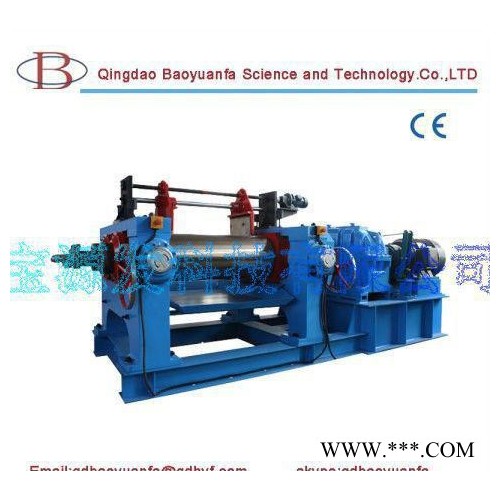 青島寶源發(fā)橡膠開煉機 16寸橡膠機械 XK-400B型號開煉
