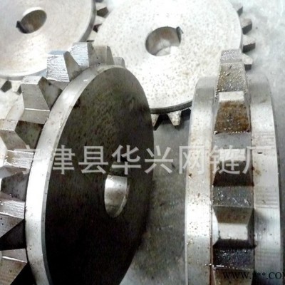 山東鏈輪規(guī)格 鏈條傳動橡膠鏈輪 工業(yè)輸送雙排鏈輪加工