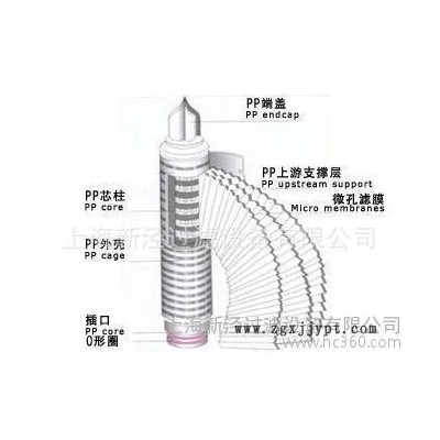 PTFE折疊濾芯，進(jìn)口聚四氟乙烯折疊濾芯,，高溫氣體除菌