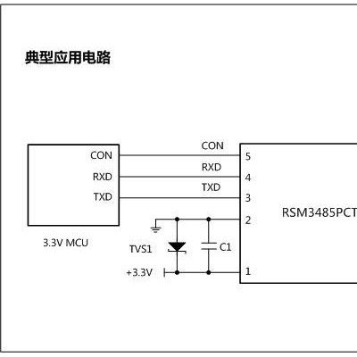 RSM3485PCT 單路低速3.3V供電RS-485隔離收發(fā)器 visom