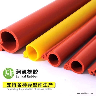 硅膠密封條 鹽城汽車門窗D型硅膠條 瀾凱車庫(kù)門耐低溫橡膠條