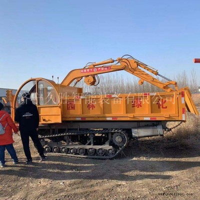 橡膠履帶隨車(chē)挖 多功能雙缸履帶隨車(chē)挖 久勝機(jī)械