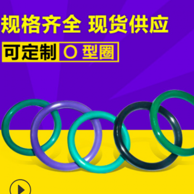 廠家定制氟膠O型圈耐高溫硅膠密封圈 防水耐油塑料丁晴橡膠墊圈