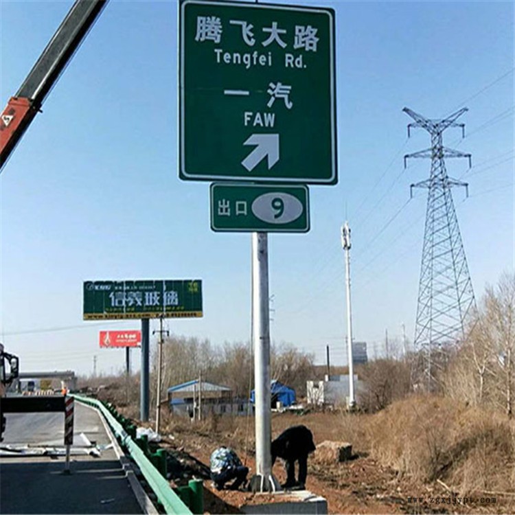 廣告標(biāo)識(shí)桿 道路警示指示牌 輕型龍門(mén)架 祥路圖紙定制