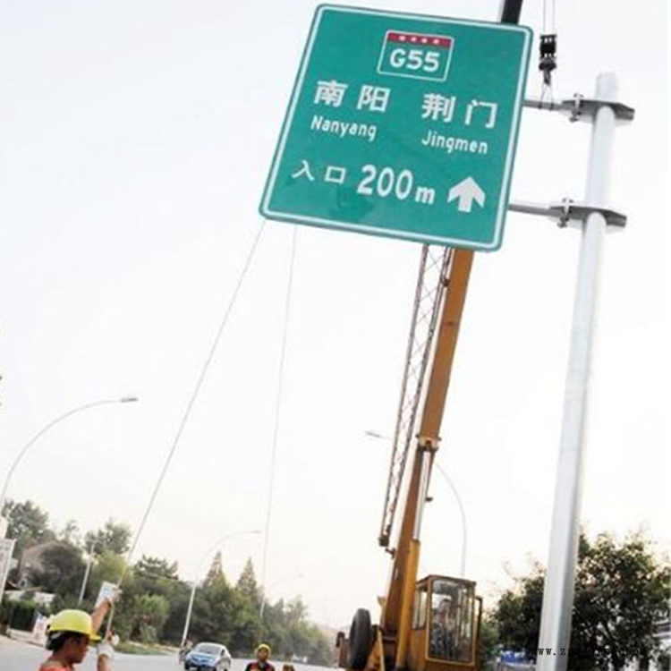 懸臂式指路標(biāo)志牌桿 治安監(jiān)控桿 道路標(biāo)志牌 祥路生產(chǎn)加工