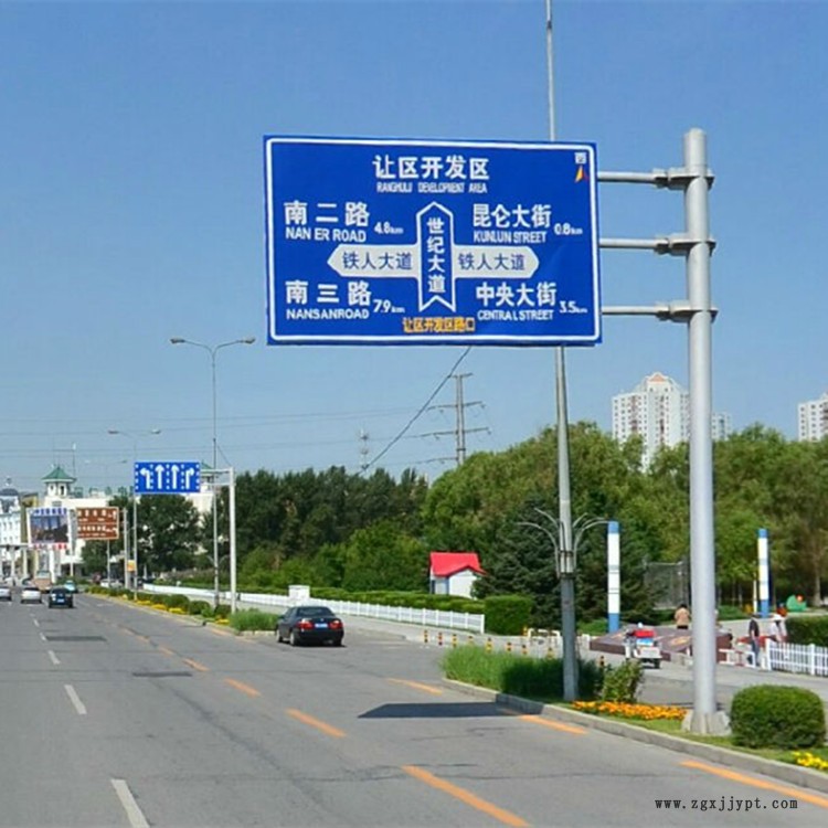 多柱式標(biāo)識桿 道路標(biāo)牌桿件 道路標(biāo)志牌 祥路可定制