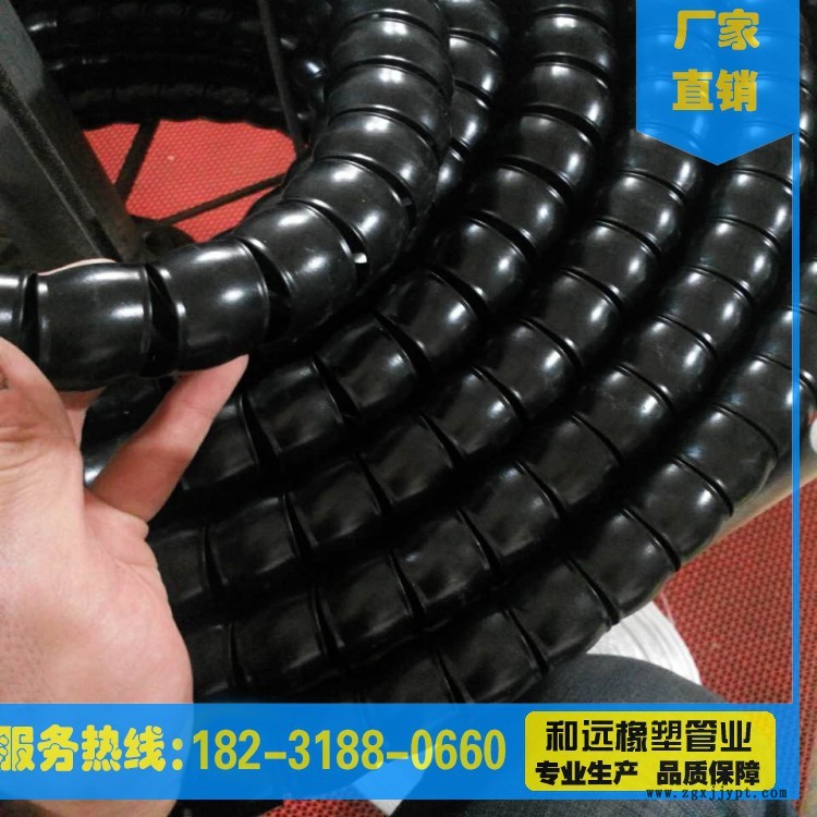 塑料膠管螺旋保護(hù)套 耐磨液壓油管保護(hù)套電車線束螺旋護(hù)套示例圖2