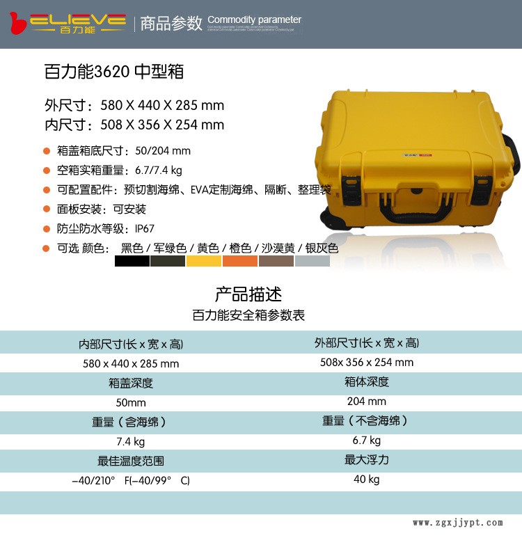 百力能保護防護箱3620加定制內膽防水定制設備儀器儀表箱廠家直銷示例圖6