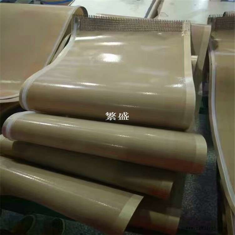 橡塑硫化擠出機(jī) 橡膠 硅膠制品專用輸送帶 鐵氟龍 特氟龍布帶廠家示例圖2