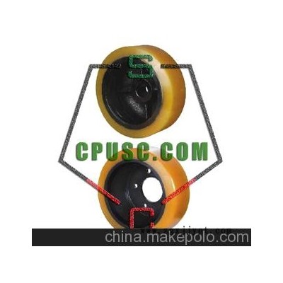 廠家直銷叉車輪包膠,、液壓車輪、PU輪