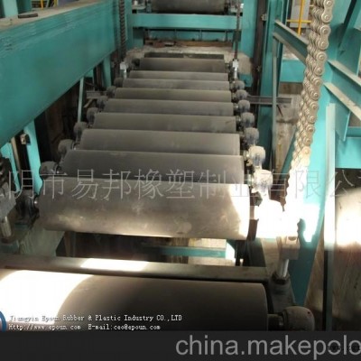 江蘇無錫江陰市易邦公司生產(chǎn)冶金機械耐磨,、耐強酸的海帕隆橡膠輥