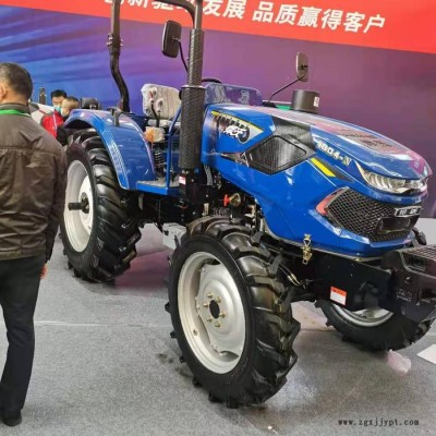 國三柴油電噴四缸拖拉機 100馬力水旱兩用型拖拉機 大橋大輪胎強動力 泰鴻1004四驅(qū)拖拉機