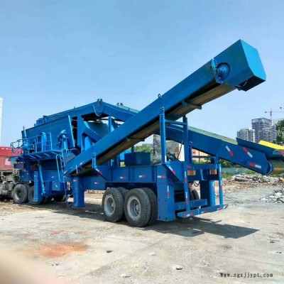 富德HX1149HD98移動石料破碎機(jī)鵝卵石制砂設(shè)備輪胎移動式石料破碎制砂機(jī)流動式粉碎機(jī)