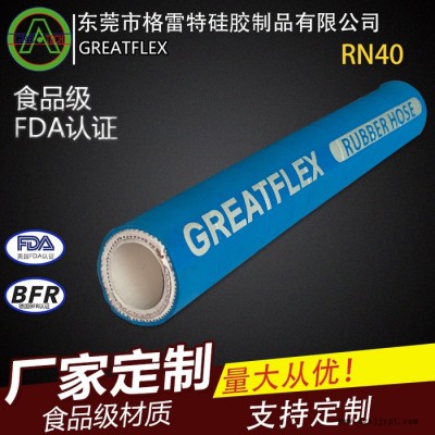 GREATFLEX藍(lán)色工程機(jī)械橡膠管挖掘機(jī)耐熱耐油輸油管RN40