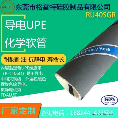 GREATFLEX 灰色 RU40SGR  耐化學(xué)溶劑 工業(yè)用橡膠制品  廠家 抗靜電橡膠管