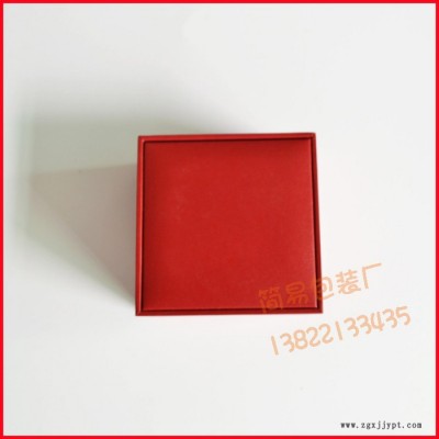 廠家現(xiàn)貨供應塑料直角紅色充皮質手鐲包裝盒  首飾包裝盒工藝品
