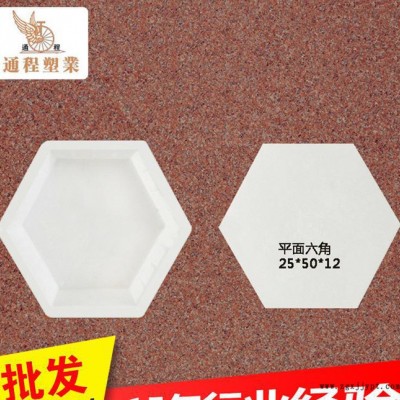 生產 河道六角塑料模具 平面六角塑料模具 25x50x12