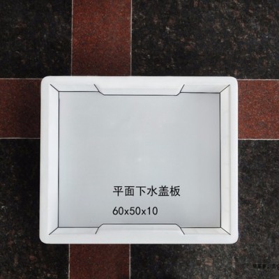 通程模具缺口下水溝鐵路下水蓋板塑料模具 60x50x10 公路溝蓋板塑料模具