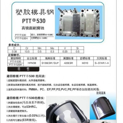 超鏡面,、高硬度、高耐腐蝕,、新型塑料鋼 M300模具鋼莆田特鋼