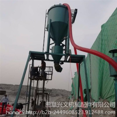 化肥顆粒裝袋遠(yuǎn)距離氣力輸送機(jī)廠家興文煤粉炭黑無塵裝車輸送設(shè)備大豆吸糧機(jī)