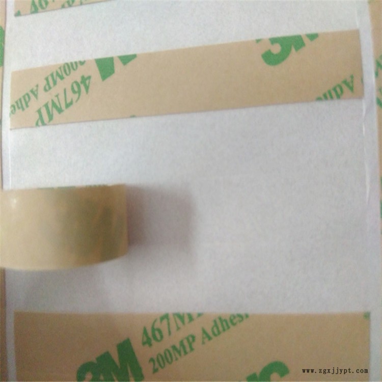 3M467高溫膠帶雙面膠超薄透明無(wú)基材海綿膠模切東莞示例圖3