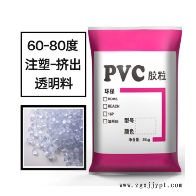 新料pvc顆粒 聚氯乙烯原料塑料粒子透明pvc料 塑膠高光澤注塑擠出