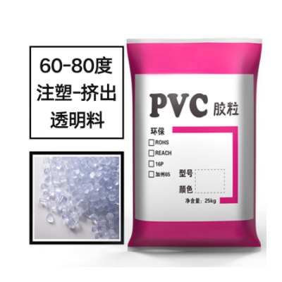 新料pvc顆粒 聚氯乙烯原料塑料粒子透明pvc料 塑膠高光澤注塑擠出