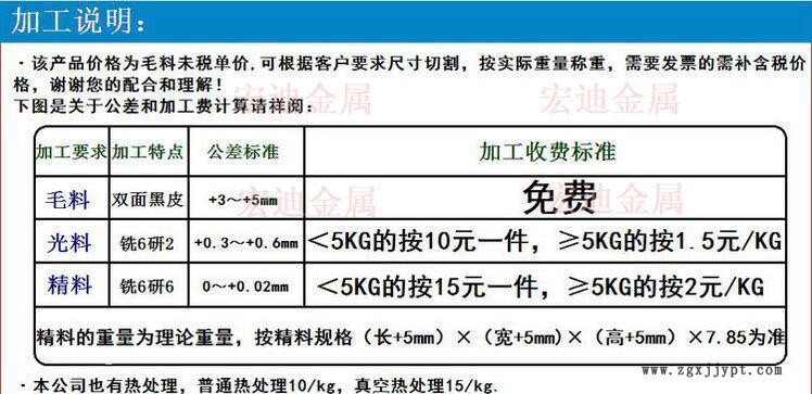 宏迪金屬模具鋼803