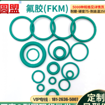 FKM氟膠O型圈線徑1*外徑4-30現(xiàn)貨批發(fā)耐高溫耐酸堿綠色氟膠O型圈