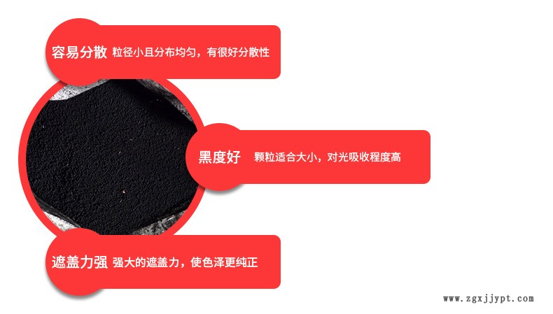 色素納米炭黑 高耐磨橡膠油漆 塑料用炭黑 炭黑N220 高色素炭黑示例圖5