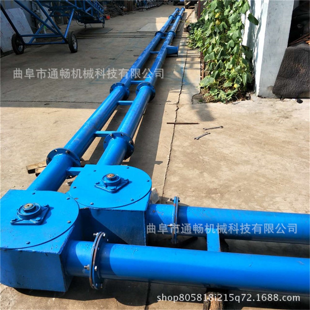 炭黑顆粒密閉管鏈輸送機(jī) 泉州市干粉水泥無塵揚(yáng)環(huán)保管鏈?zhǔn)缴狭蠙C(jī)示例圖3