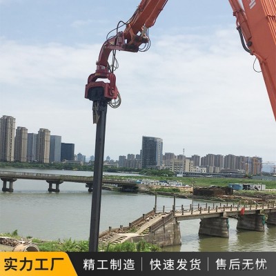 6-18米鋼板鋼護(hù)筒打樁機(jī)機(jī)械手錘頭鋼板樁施工設(shè)備