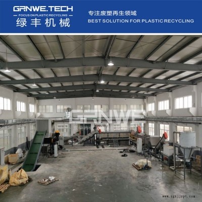 毒液桶清洗不干膠機(jī)器 塑料危廢桶清洗處理生產(chǎn)線