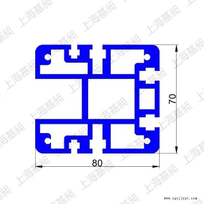 模組滑臺(tái)鋁型材 往復(fù)機(jī)軌道 80*70機(jī)械手鋁材鋁鎂合金