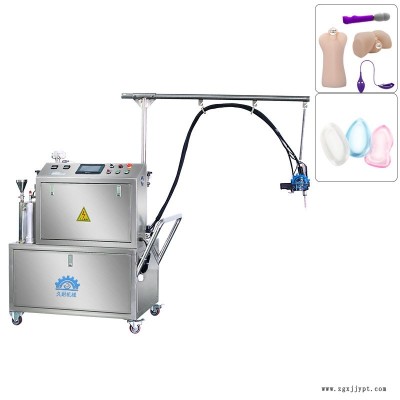 雙組份液態(tài)硅膠注膠機,，硅膠灌膠機定制廠家-久耐機械