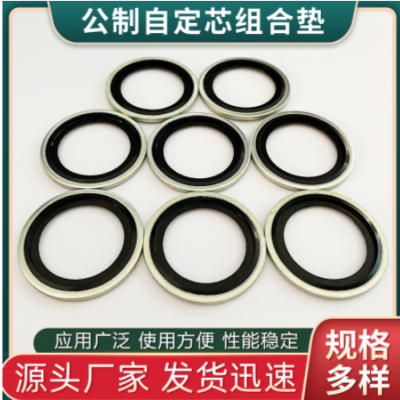 丁腈橡膠組合墊耐磨耐高溫公制英制非標自定芯o型密封圈組合墊