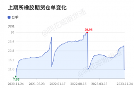 【倉單】11月24日上期所橡膠期貨倉單較上一日增加400噸